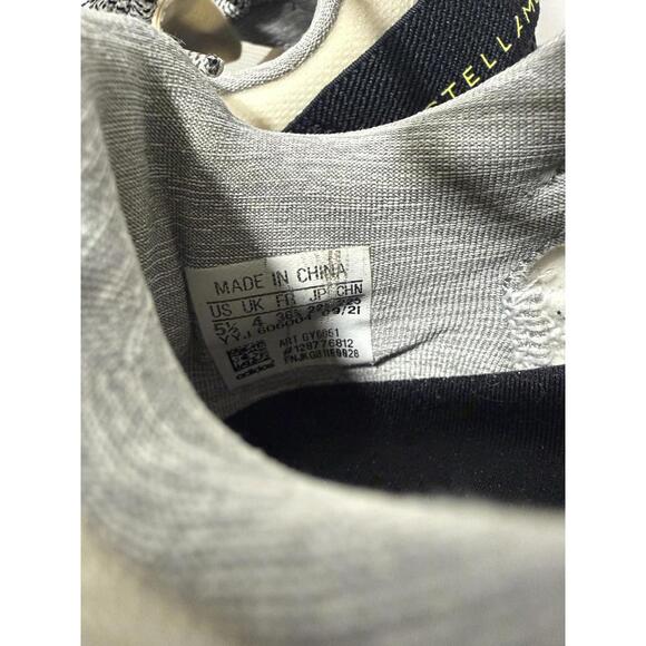 Adidas Stella McCartney Earthlight Mesh Comfort Sneakers Women’s 5.5 White Black - Picture 6 of 6